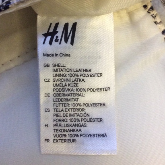 NWOT H&M faux snakeskin mini neck/crossbody bag - Picture 10 of 11